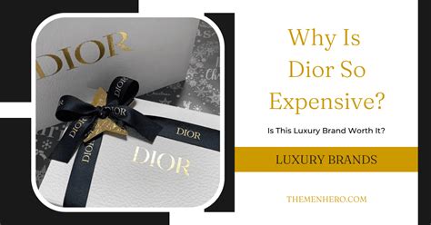 is dior expensive.